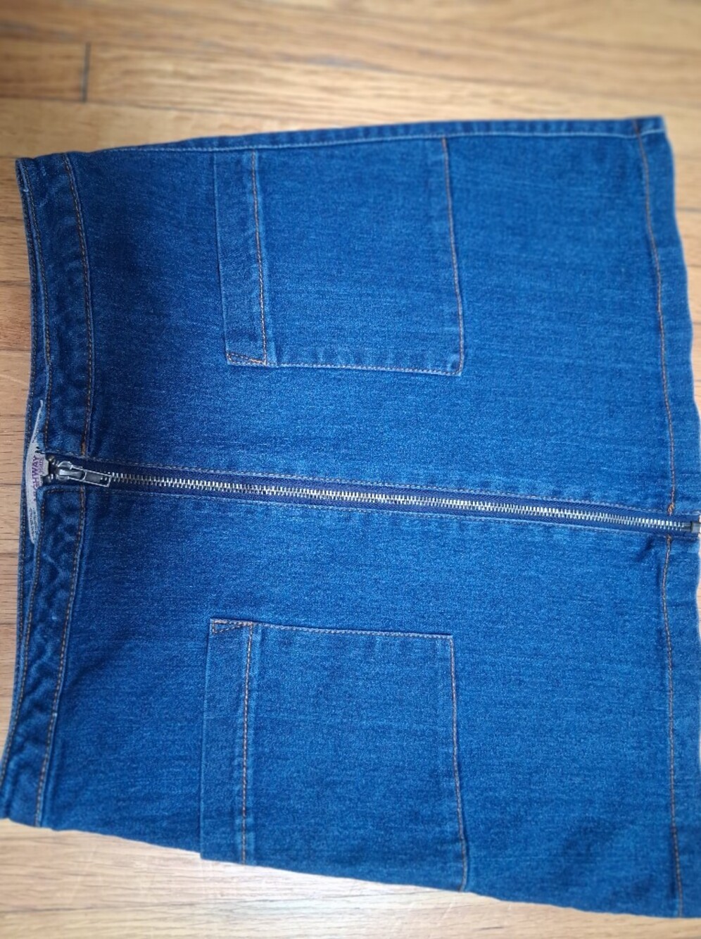 Blue Jean Mini Skirt